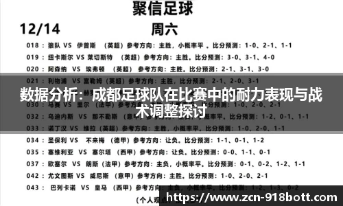 数据分析：成都足球队在比赛中的耐力表现与战术调整探讨